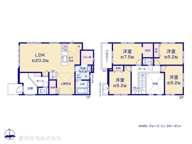 G00389702 埼玉県狭山市柏原 新築一戸建て 3799万円【間取図】
