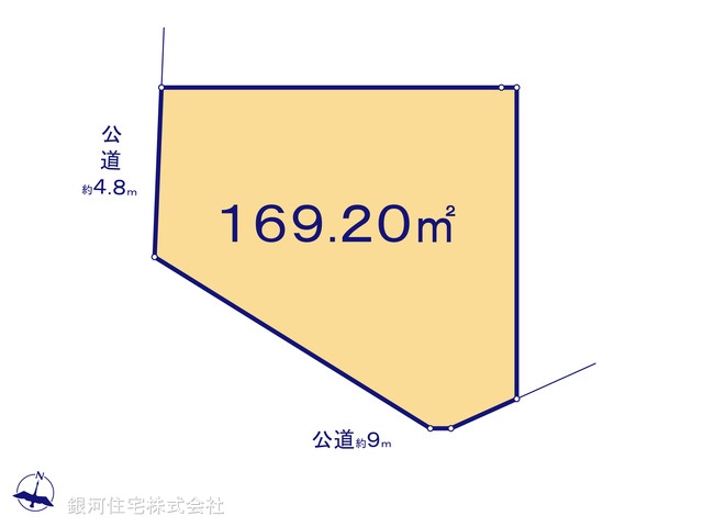 G00389818 神奈川県横須賀市長井３丁目 土地 2480万円【区画図】