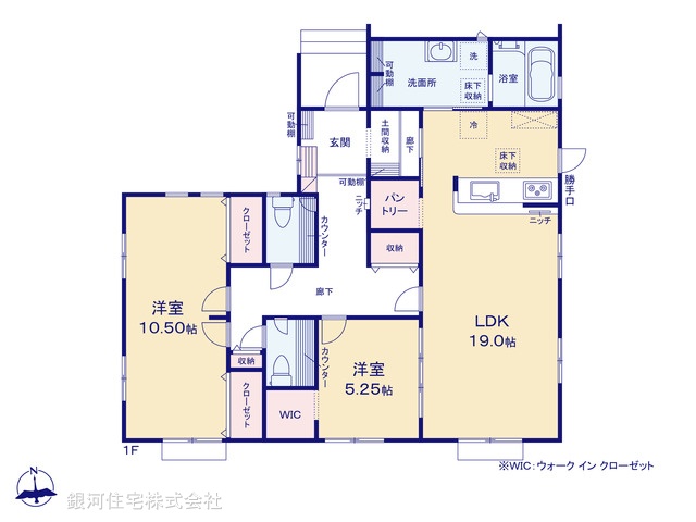 G00389854 埼玉県行田市棚田町３丁目 新築一戸建て 3290万円【間取図】