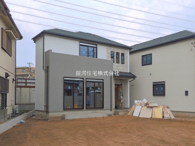 G00389923 千葉県松戸市三矢小台３丁目 新築一戸建て 4890万円 土地面積126.45m² (約38.25坪) 建物面積93.57m² (約28.30坪) 間取り３ＬＤＫ 築年月2026年04月【外観2】