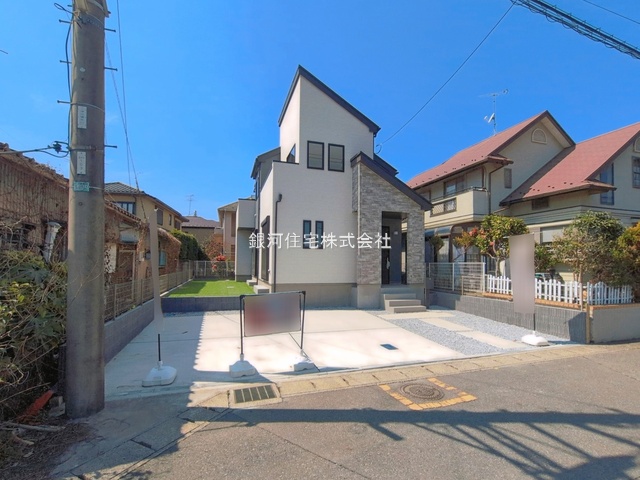G00389927 千葉県松戸市栄町西１丁目 新築一戸建て 4790万円 土地面積171.83m² (約51.97坪) 建物面積103.08m² (約31.18坪) 間取り４ＬＤＫ 築年月2026年02月(築１年以内)【外観7】