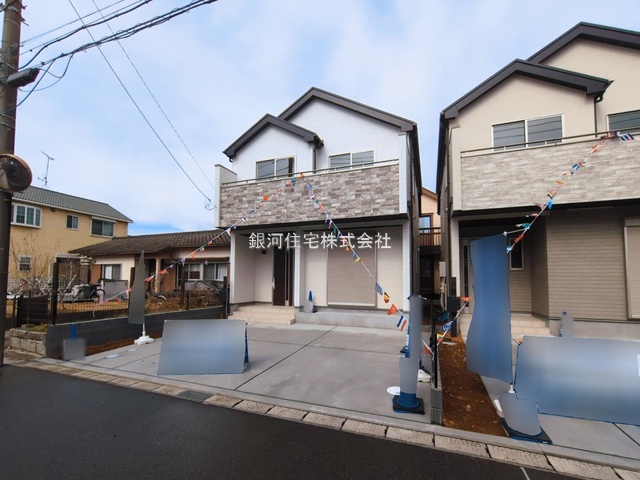 G00389944 千葉県習志野市香澄３丁目 新築一戸建て 4990万円 土地面積114.99m² (約34.78坪) 建物面積103.29m² (約31.24坪) 間取り３ＳＬＤＫ 築年月2026年02月(築１年以内)【外観2】