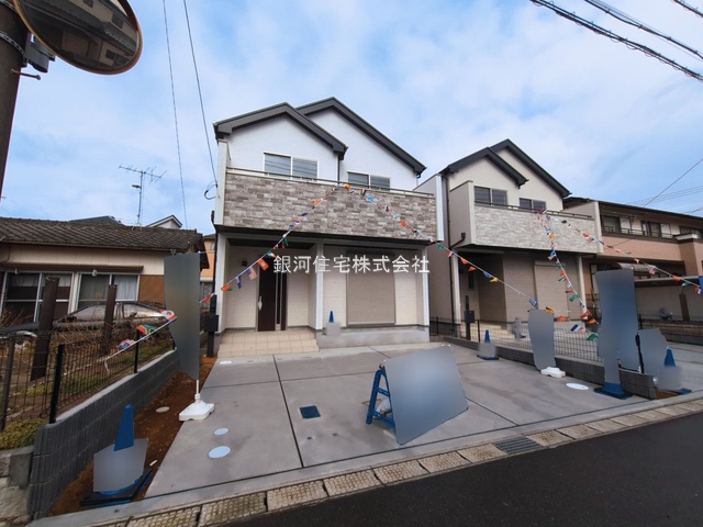 G00389944 千葉県習志野市香澄３丁目 新築一戸建て 4990万円 土地面積114.99m² (約34.78坪) 建物面積103.29m² (約31.24坪) 間取り３ＳＬＤＫ 築年月2026年02月(築１年以内)【外観10】