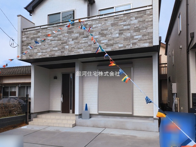 G00389944 千葉県習志野市香澄３丁目 新築一戸建て 4990万円 土地面積114.99m² (約34.78坪) 建物面積103.29m² (約31.24坪) 間取り３ＳＬＤＫ 築年月2026年02月(築１年以内)【外観11】