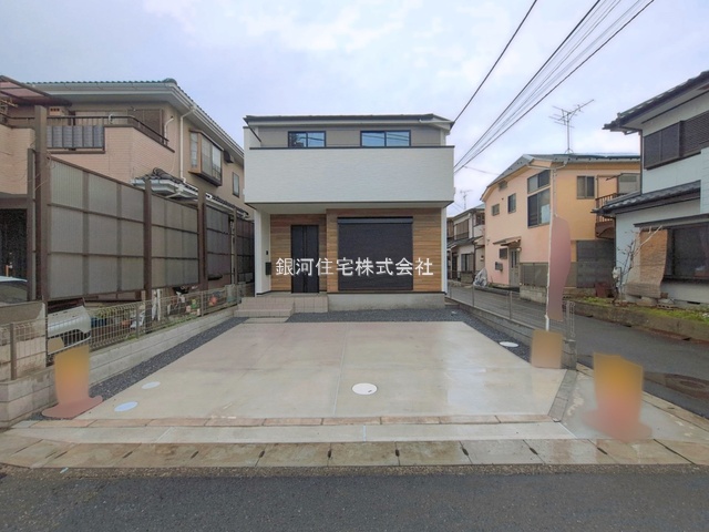 G00389950 千葉県松戸市西馬橋３丁目 新築一戸建て 5999万円 土地面積123.02m² (約37.21坪) 建物面積105.57m² (約31.93坪) 間取り４ＬＤＫ 築年月2026年04月【外観11】