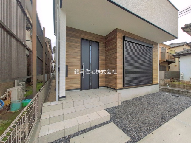 G00389950 千葉県松戸市西馬橋３丁目 新築一戸建て 5999万円 土地面積123.02m² (約37.21坪) 建物面積105.57m² (約31.93坪) 間取り４ＬＤＫ 築年月2026年04月【外観12】