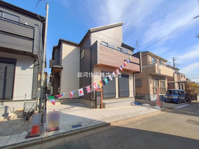 G00389971 千葉県船橋市松が丘３丁目 新築一戸建て 3080万円 土地面積98.64m² (約29.83坪) 建物面積98.54m² (約29.80坪) 間取り４ＬＤＫ 築年月2026年01月(築１年以内)【外観2】