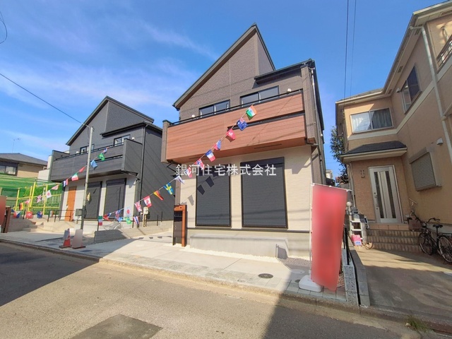 G00389971 千葉県船橋市松が丘３丁目 新築一戸建て 3080万円 土地面積98.64m² (約29.83坪) 建物面積98.54m² (約29.80坪) 間取り４ＬＤＫ 築年月2026年01月(築１年以内)【外観9】