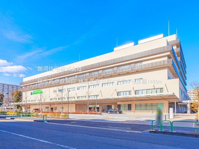 G00389992 東京都練馬区春日町４丁目 新築一戸建て 1億890万円 土地面積112.30m² (約33.97坪) 建物面積134.46m² (約40.67坪) 間取り３ＬＤＫ 築年月2026年03月(築１年以内)【周辺環境】練馬光が丘病院