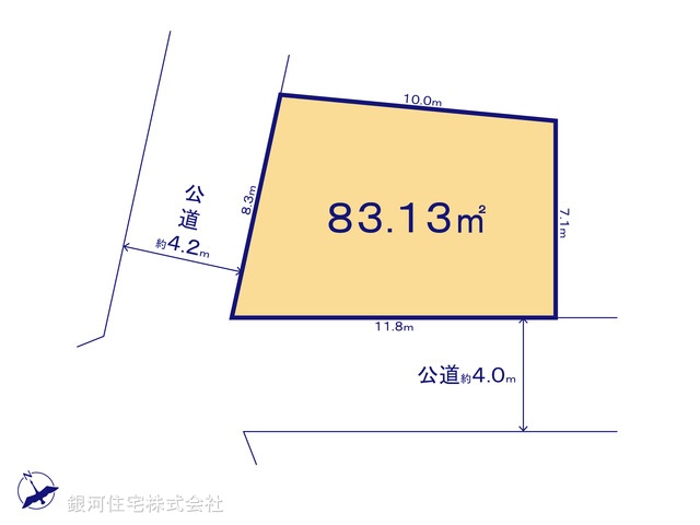 G00390163 東京都豊島区池袋２丁目 土地 1億8800万円【区画図】