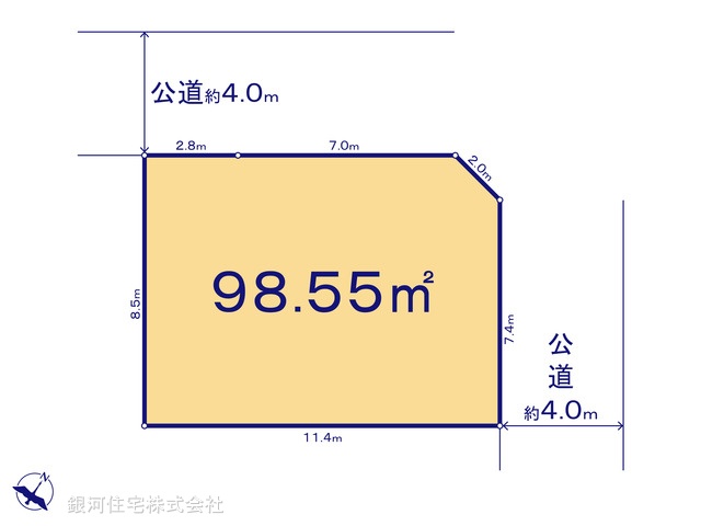G00390228 神奈川県相模原市南区大野台２丁目 土地(建築条件付土地) 2930万円【区画図】