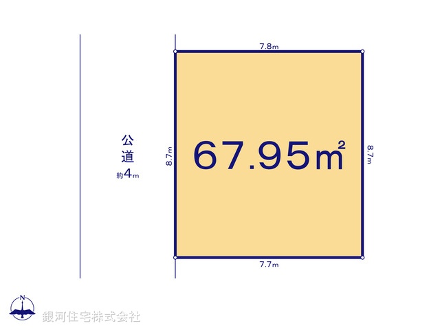 G00390365 東京都豊島区池袋本町１丁目 土地 8600万円【区画図】