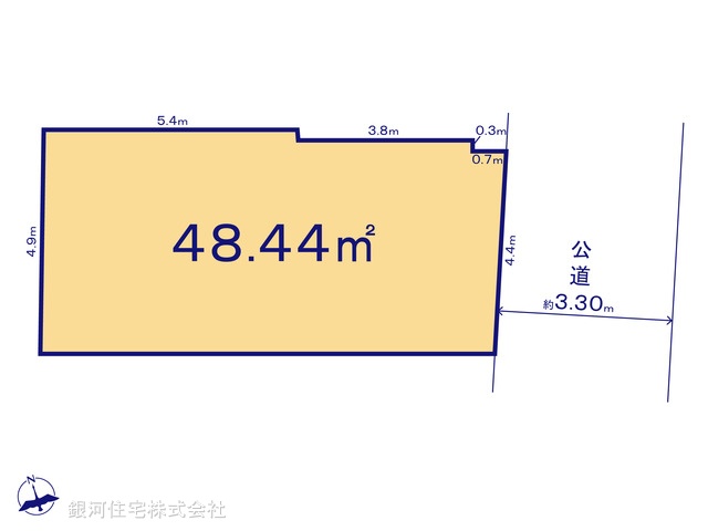 G00390489 東京都文京区白山５丁目 土地(建築条件付土地) 1億580万円【区画図】