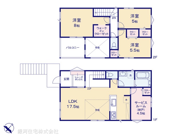 G00390605 千葉県千葉市中央区汐見丘町 新築一戸建て 6780万円【間取図】