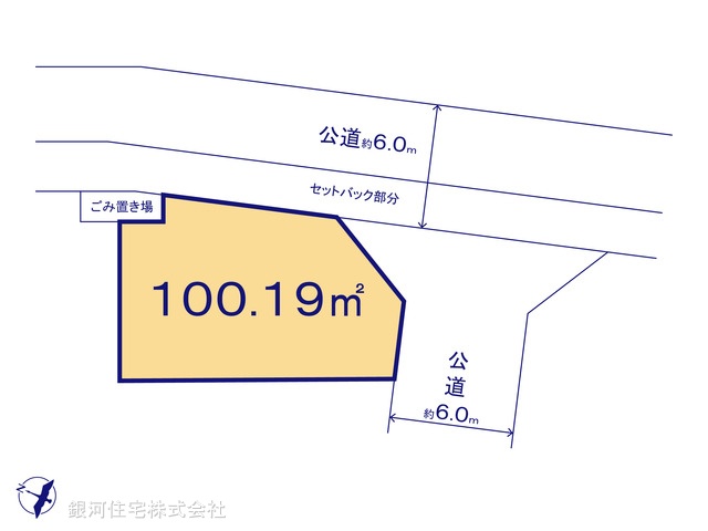 G00390618 千葉県習志野市藤崎６丁目 土地 3130万円【区画図】