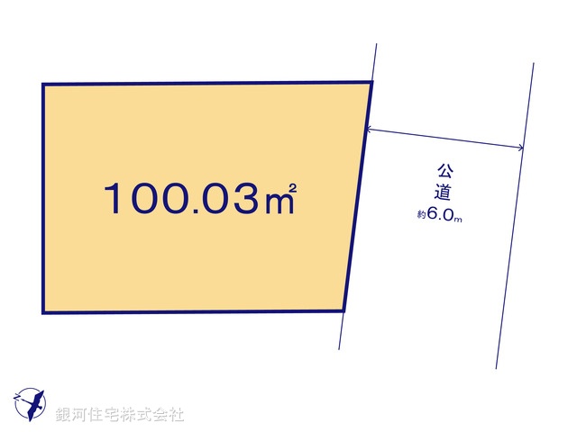 G00390620 千葉県習志野市藤崎６丁目 土地 3150万円【区画図】