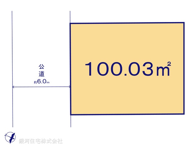 G00390628 千葉県習志野市藤崎６丁目 土地 3050万円【区画図】