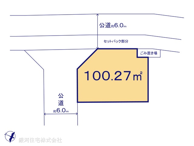 G00390630 千葉県習志野市藤崎６丁目 土地 2910万円【区画図】