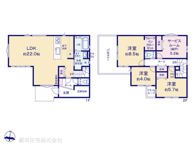 G00390807 千葉県千葉市中央区仁戸名町 新築一戸建て 3499万円【間取図】