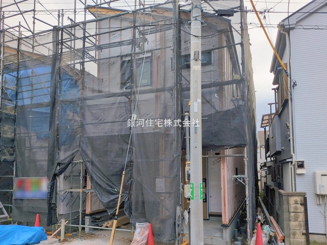 G00390831 東京都練馬区田柄４丁目 新築一戸建て 7590万円 土地面積85.78m² (約25.94坪) 建物面積95.68m² (約28.94坪) 間取り２ＳＬＤＫ 築年月2026年04月(築１年以内)【外観11】