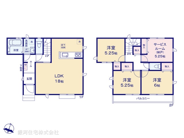 G00390835 千葉県船橋市習志野台４丁目 新築一戸建て 4190万円【間取図】