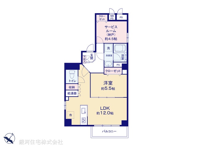 G00390841 東京都豊島区駒込１丁目 中古マンション 6590万円【間取図】