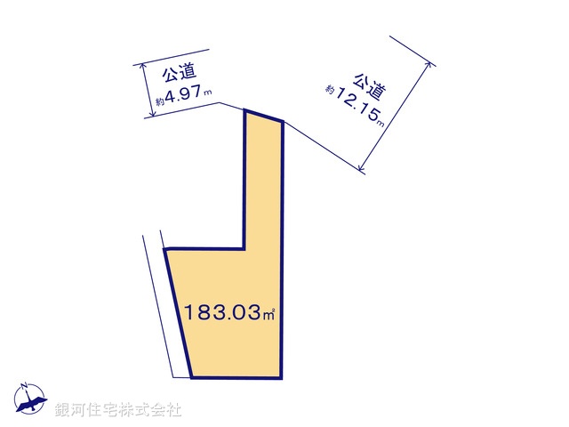 G00390862 神奈川県伊勢原市東大竹 土地 2680万円【区画図】