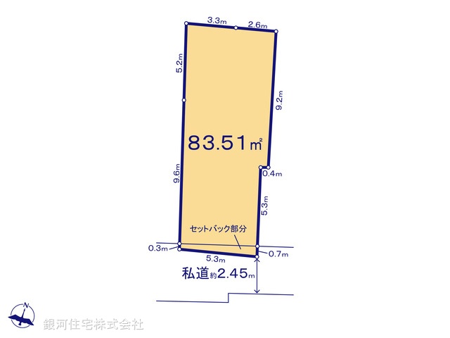 G00390884 東京都文京区根津２丁目 土地 1億6720万円【区画図】