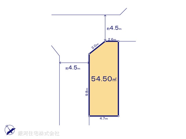 G00390896 神奈川県横浜市神奈川区菅田町 土地 1490万円【区画図】