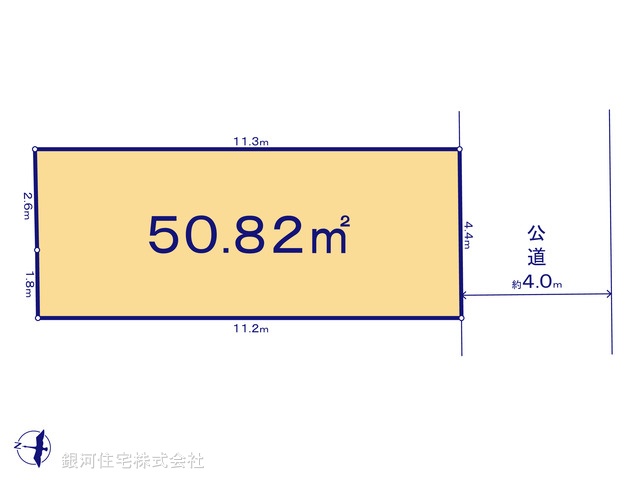 G00390978 埼玉県川口市大字小谷場 土地 2960万円【区画図】