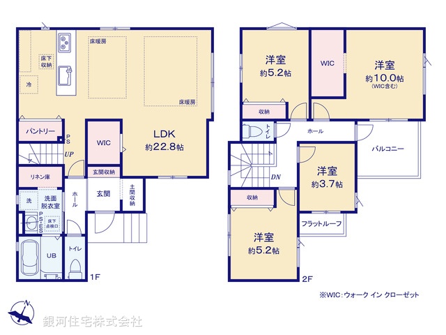 G00391057 神奈川県相模原市南区相南３丁目 新築一戸建て 6948万円【間取図】