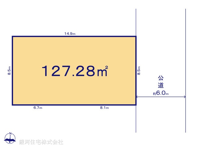 G00391086 埼玉県飯能市大字双柳 土地 1680万円【区画図】