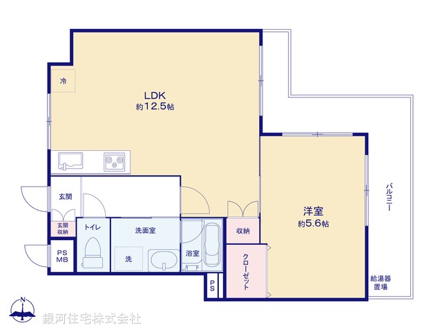 G00391133 神奈川県横浜市南区井土ヶ谷中町 中古マンション 1899万円【間取図】