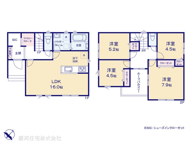 G00391189 千葉県八街市富山 新築一戸建て 2290万円【間取図】