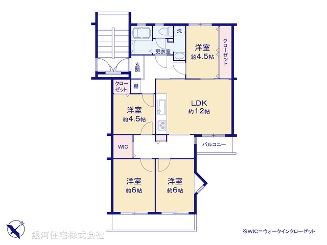 G00391577 千葉県千葉市美浜区高洲３丁目 中古マンション 1590万円【間取図】