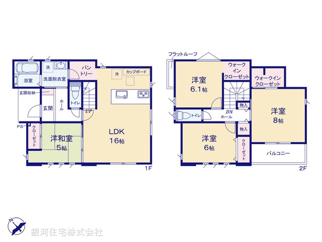 G00391610 神奈川県横浜市旭区市沢町 新築一戸建て 5280万円【間取図】