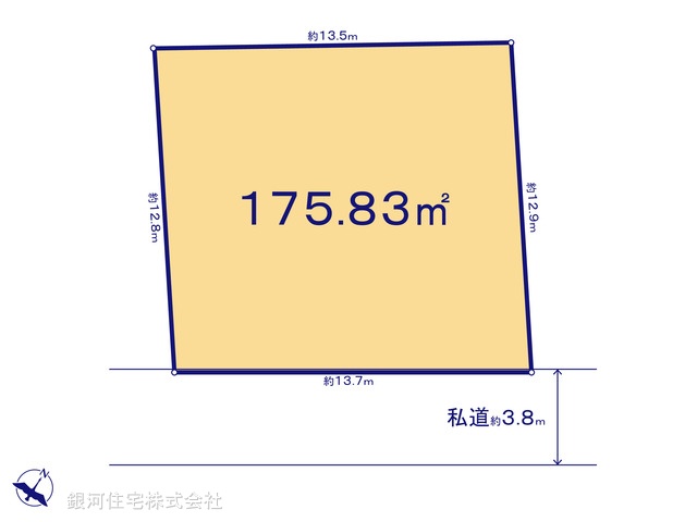 G00391691 神奈川県横浜市保土ヶ谷区上菅田町 土地 3180万円【区画図】