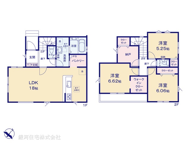 G00391723 埼玉県川口市赤井３丁目 新築一戸建て 4599万円【間取図】