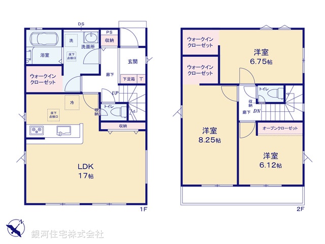 G00391724 埼玉県川口市赤井３丁目 新築一戸建て 4099万円【間取図】