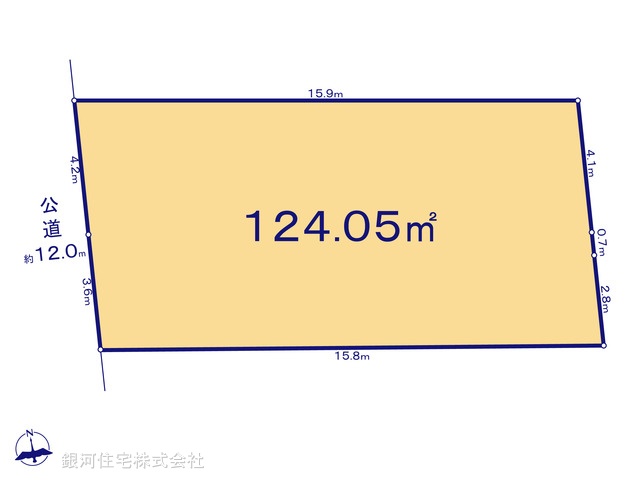G00391737 東京都三鷹市下連雀６丁目 土地 8980万円【区画図】