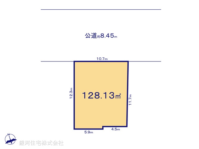 G00391793 千葉県船橋市習志野台２丁目 土地 3980万円【区画図】