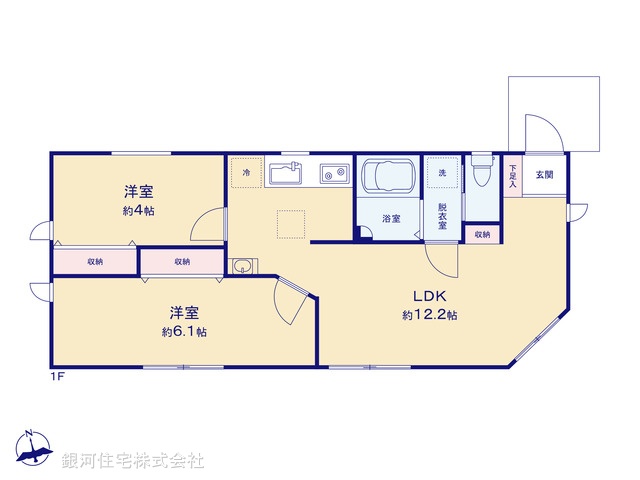 G00392072 神奈川県厚木市山際 新築一戸建て 1980万円【間取図】