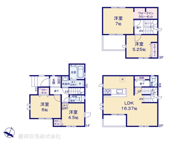 G00392172 埼玉県ふじみ野市駒西１丁目 新築一戸建て 4190万円 土地面積78.02m² (約23.60坪) 建物面積103.08m² (約31.18坪) 間取り４ＬＤＫ 築年月2026年03月(築１年以内)【間取図】