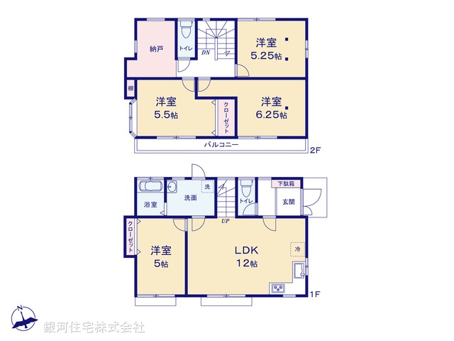G00392273 東京都八王子市元八王子町３丁目 中古一戸建て 2099万円【間取図】