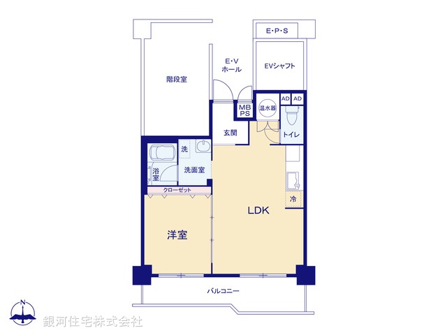 G00392311 東京都北区赤羽西６丁目 中古マンション 2580万円【間取図】