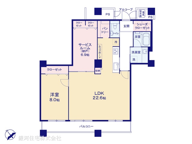G00392512 東京都中央区晴海１丁目 中古マンション 1億4580万円【間取図】