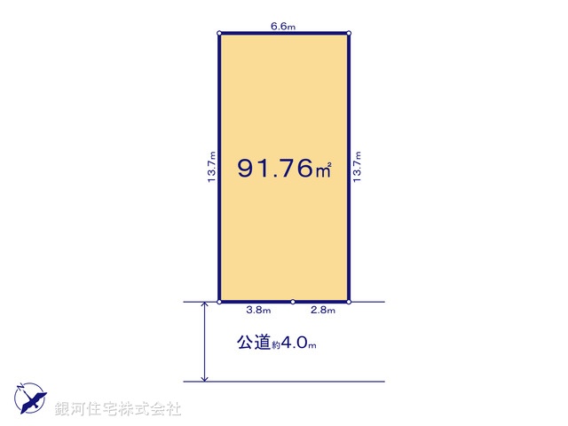 G00392565 千葉県船橋市松が丘１丁目 土地 1850万円【区画図】