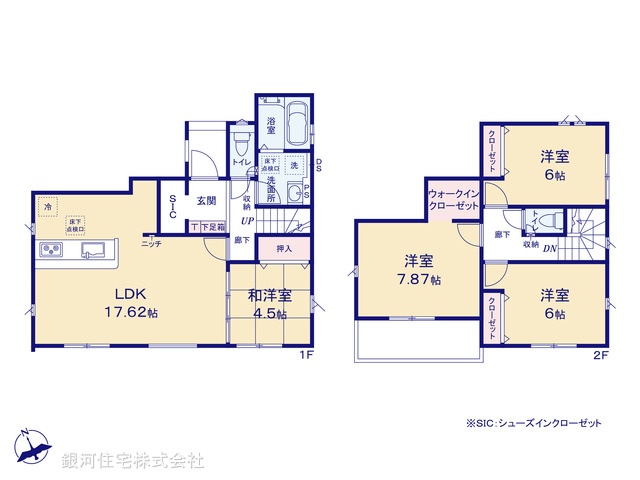 G00392742 千葉県松戸市八ヶ崎５丁目 新築一戸建て 4390万円【間取図】