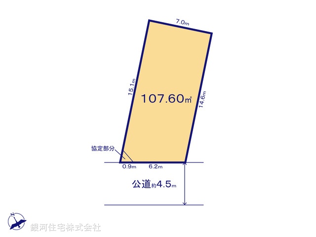 G00392784 千葉県四街道市和良比 土地 2330万円【区画図】