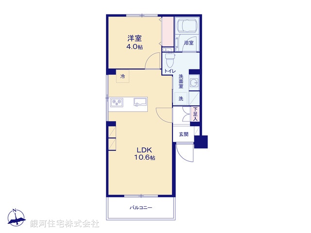 G00392797 東京都武蔵野市吉祥寺東町１丁目 中古マンション 2680万円【間取図】